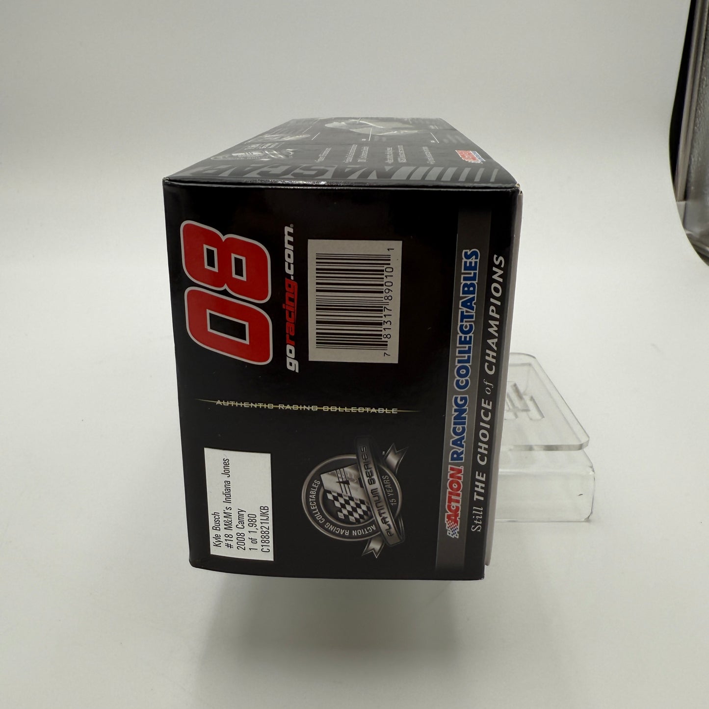 Action Racing Kyle Busch #18 M&M's Indiana Jones 2008 Camry 1 of 1980 1/24