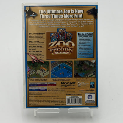 Microsoft Zoo Tycoon Complete Collection Game Black with Box