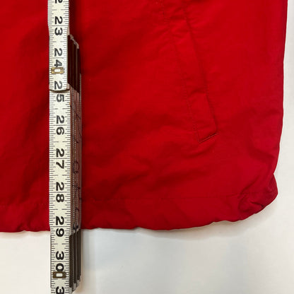 Adidas Men's Nylon Windbreaker Pullover XL Red Used