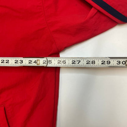 Adidas Men's Nylon Windbreaker Pullover XL Red Used