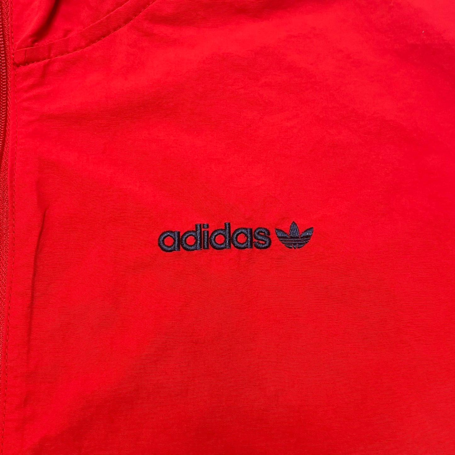 Adidas Men's Nylon Windbreaker Pullover XL Red Used