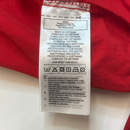Adidas Men's Nylon Windbreaker Pullover XL Red Used