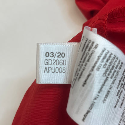 Adidas Men's Nylon Windbreaker Pullover XL Red Used