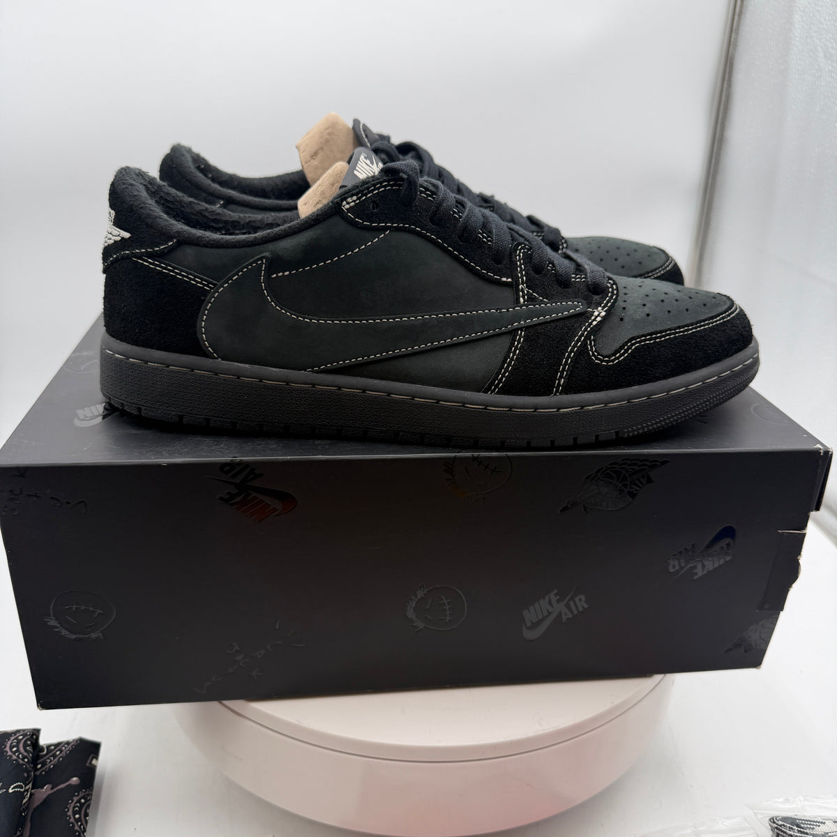 Air Jordan 1 Low OG SP Travis Scott Black Phantom Size 11