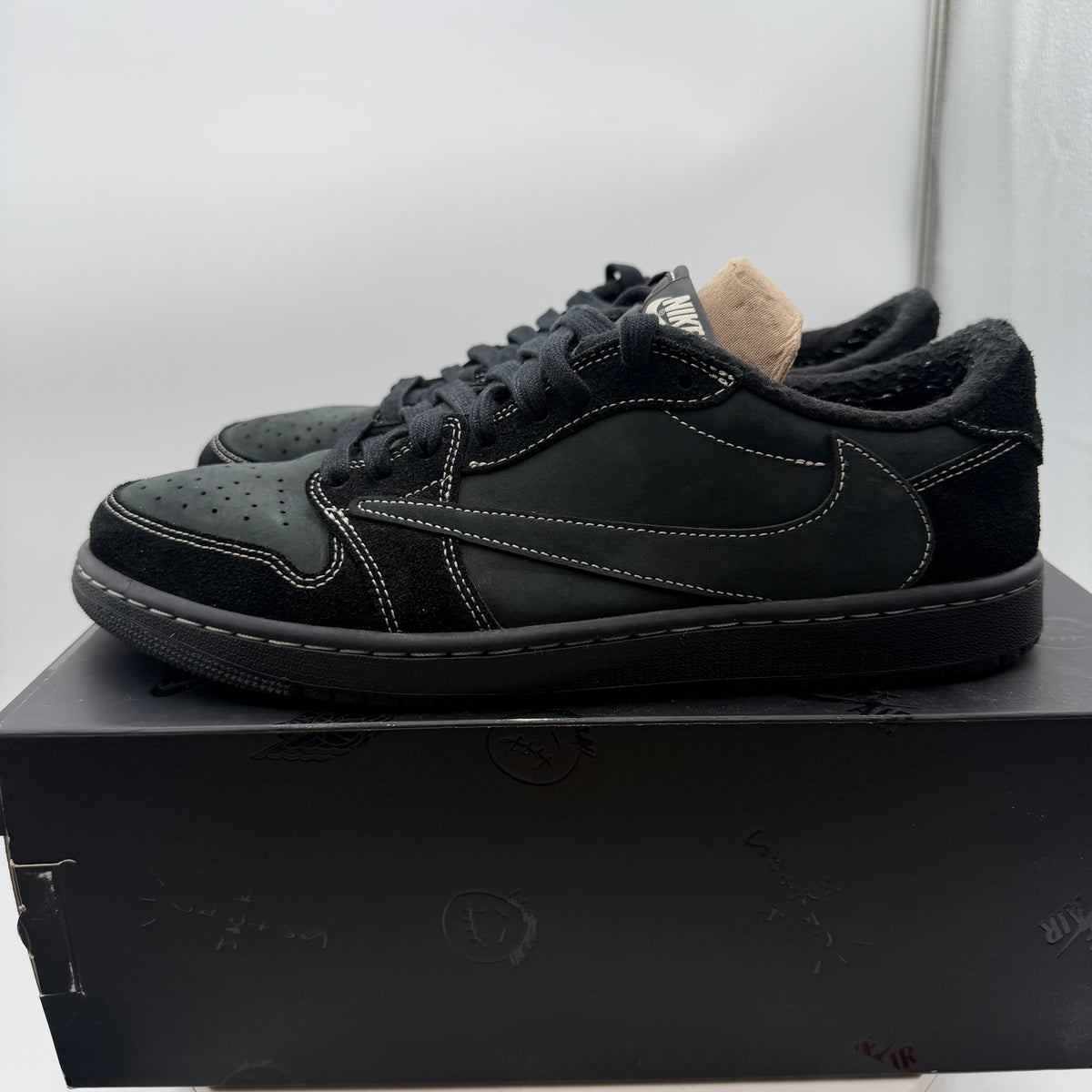 Air Jordan 1 Low OG SP Travis Scott Black Phantom Size 11