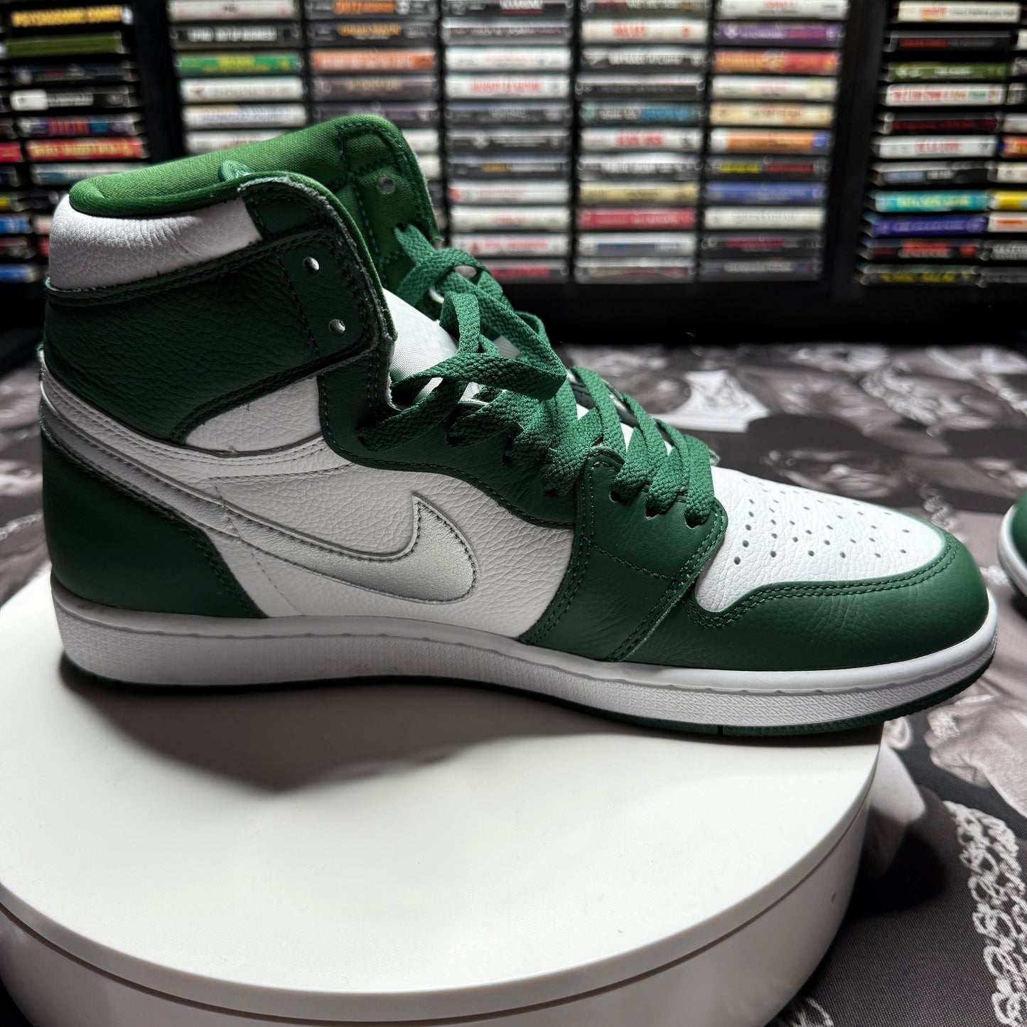 Air Jordan 1 Retro High OG George Green Metallic Silver DZ5485-303