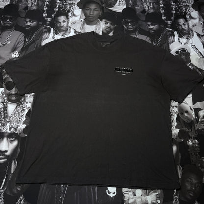 AllSaints Redact Oversized Embroidered Logo T-Shirt XL