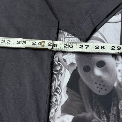 AllSaints Redact Oversized Embroidered Logo T-Shirt XL