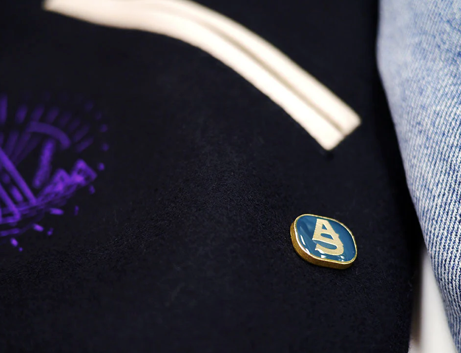 AlphaStyle Lionrock Letterman Jacket-Burgundy mafm-3036-bur
