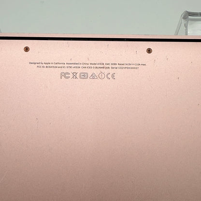 Apple MacBook Air 12" 2017 - Rose Gold - Core i3, 8GB RAM, 256GB SSD - Used