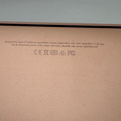Apple MacBook Air 13" A1932 2018 - Rose Gold, 8GB RAM, 256GB SSD