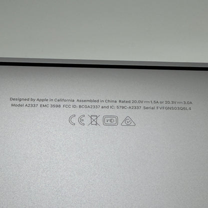 Apple MacBook Air 13" M1 A2337 2020 8GB 256GB Used 93% BH