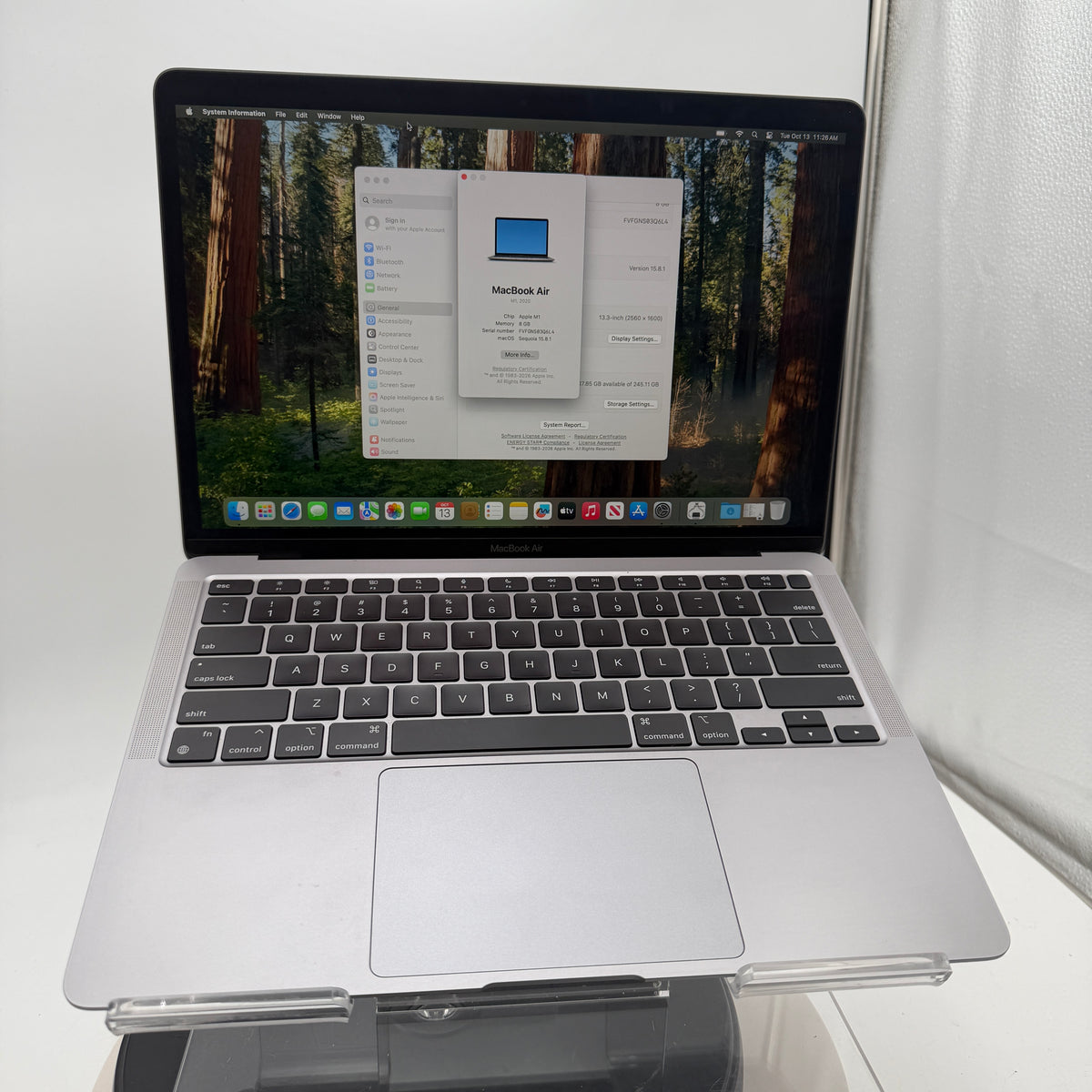 Apple MacBook Air 13" M1 A2337 2020 8GB 256GB Used 93% BH
