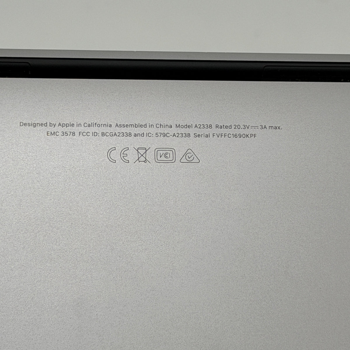 Apple MacBook Pro 13" A2338 2020 M1 16GB RAM 1TB SSD Space Gray