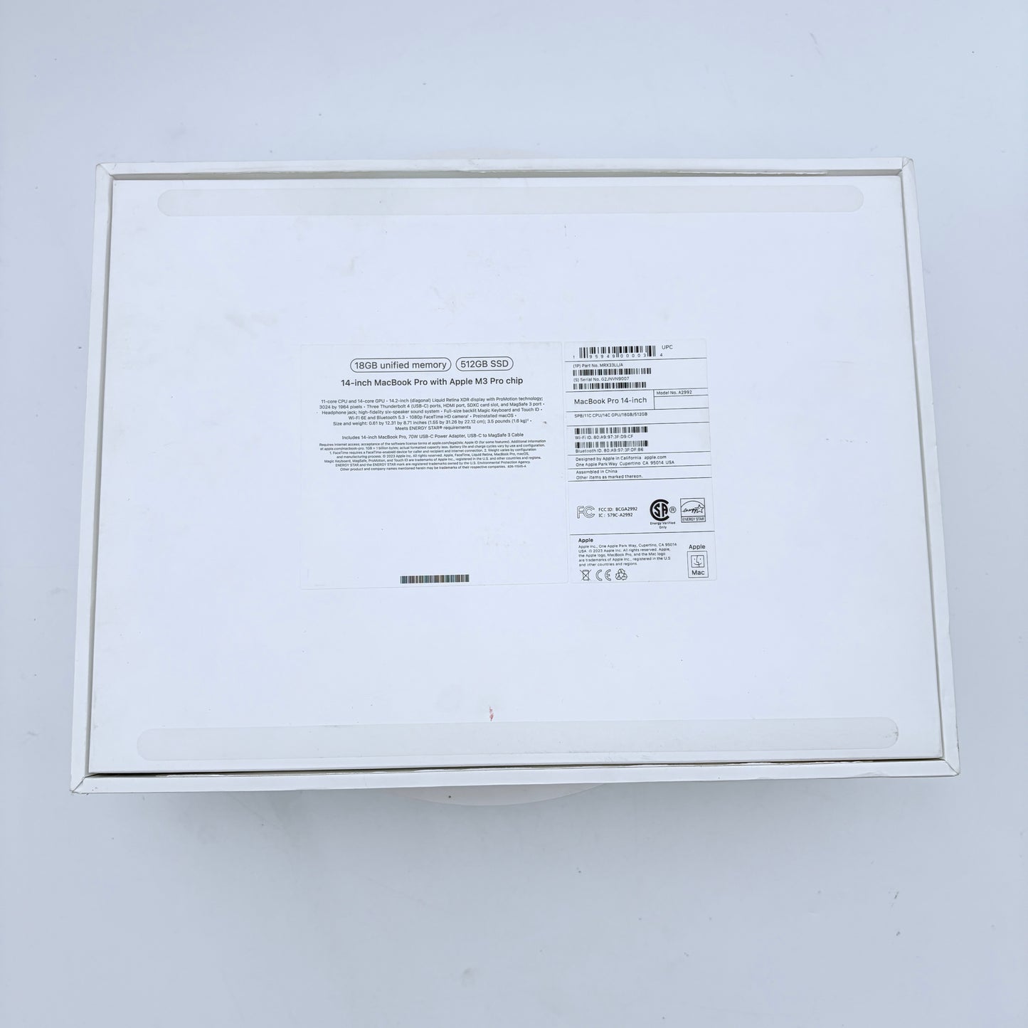Apple MacBook Pro 14" A2992 2024 M3 Pro 18GB 512GB