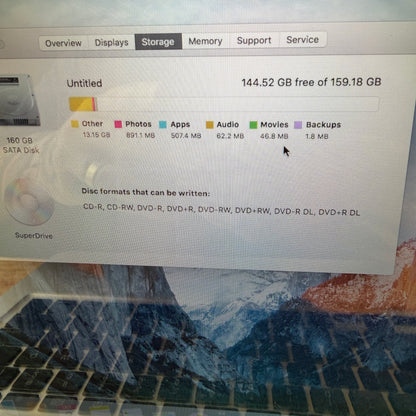 Apple MacBook Pro 2009 2GB RAM 128GB Silver Laptop A1278 OS X