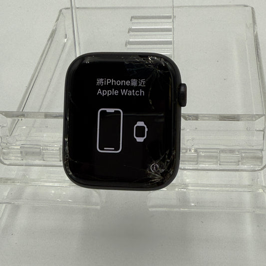 Apple Watch Se 44MM 2nd Gen Smart Watch - Space Gray - Unlocked - CRACKED