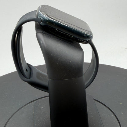 Apple Watch Series 7 GPS A2474 45mm Midnight Aluminum Smart Watch