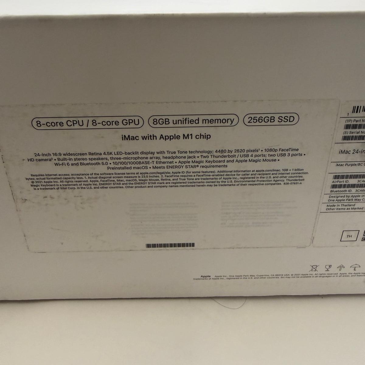Apple iMac 24" M1 A2438 2021 Desktop Computer - Purple