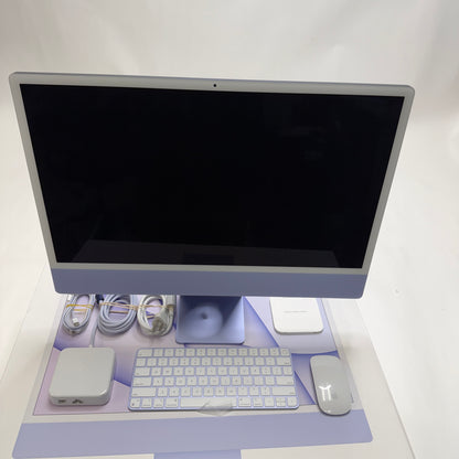 Apple iMac 24" M1 A2438 2021 Desktop Computer - Purple