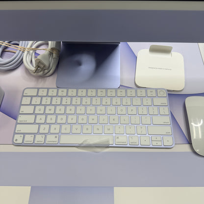 Apple iMac 24" M1 A2438 2021 Desktop Computer - Purple