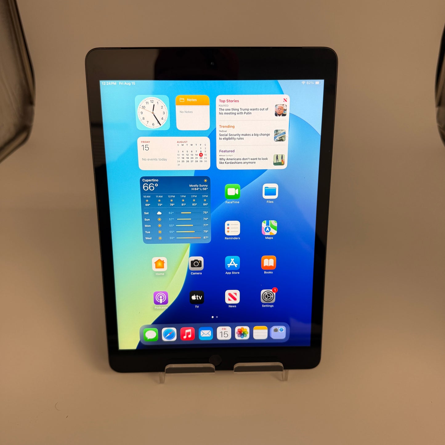 Apple iPad (9th Gen) A2605 - 64GB - Space Gray - Broken Home Button Condition