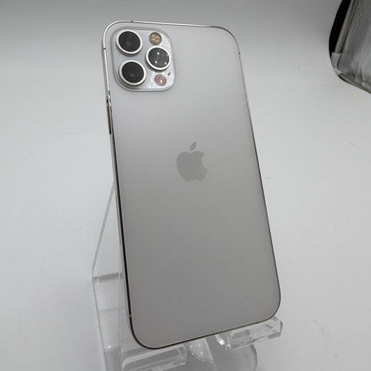 Apple iPhone 12 Pro 128GB Silver Unlocked Clean IMEI Service Battery MGLP3LL/A A2341