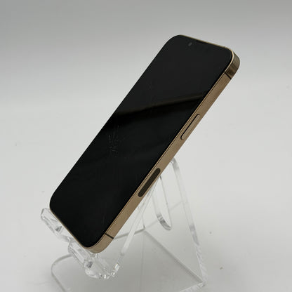 Apple iPhone 13 Pro Gold 128GB Unlocked Cracked Read 1