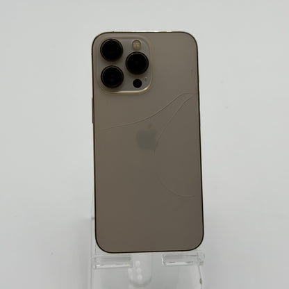 Apple iPhone 13 Pro Gold 128GB Unlocked Cracked Read 1