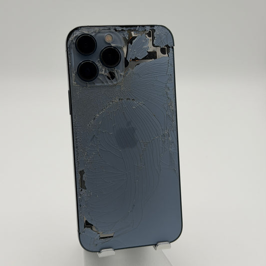 Apple iPhone 13 Pro Max 128GB Blue Unlocked Broken for Parts