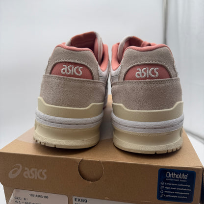 Asics EX89 Cream/White 1201A963-100 Sneakers, Size 10.5, Black, Used With Box