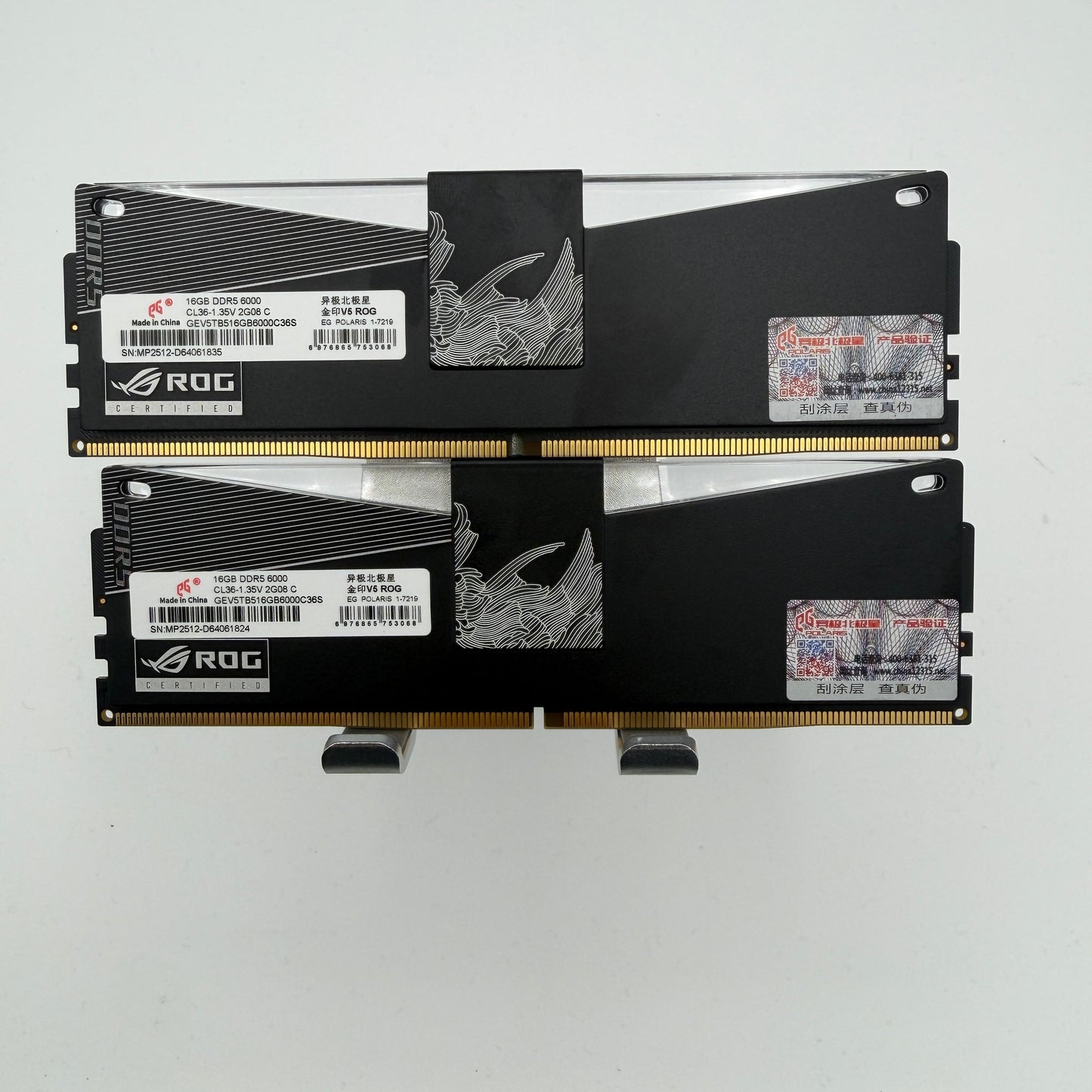 Asus ROG EG Polaris RGB 32GB (2x16GB) DDR5-6000 Memory Kit - Black