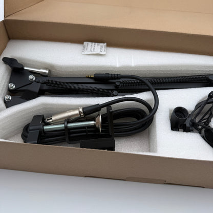 Aukey Studio Condenser Microphone KIT GD-D1 For Streamers and Singers - Used with Box - Black