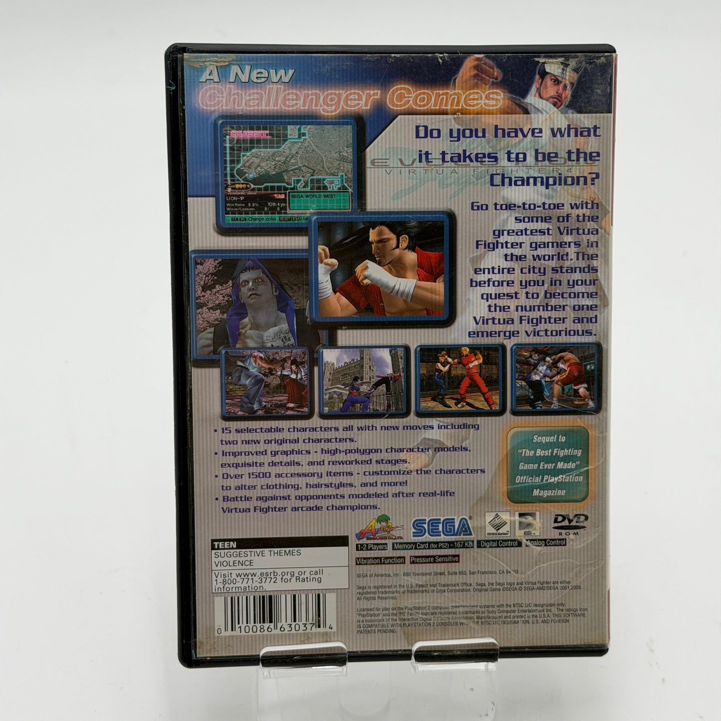 PlayStation 2 Virtua Fighter 4 - Used with Box and Manual