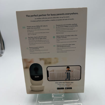 Owlet Cam 2 Security Camera White New Open Box