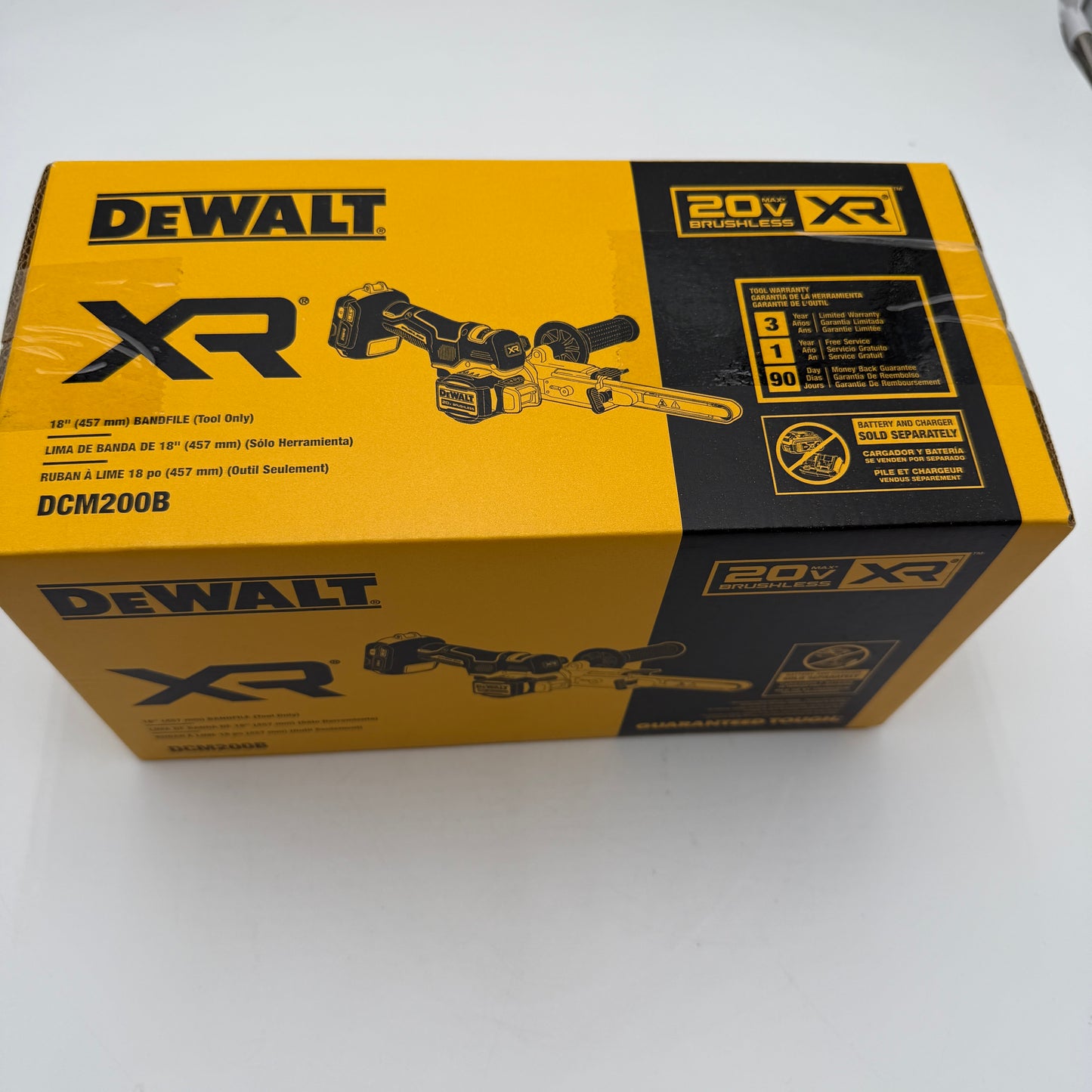 DeWalt DCM200B 18 Inch Bandfile Tool Only Black New In Box