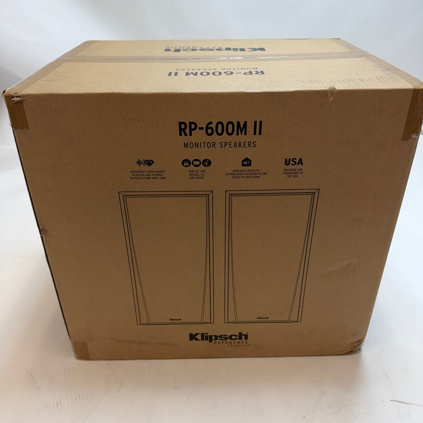 Klipsch RP-600M II Monitor Speakers Black New In Box
