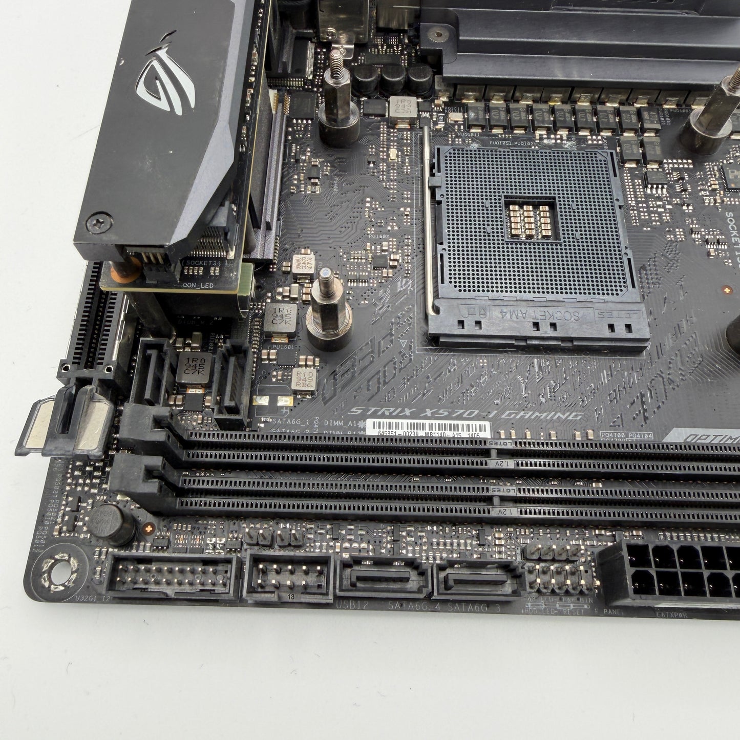 ASUS ROG Strix X570-I Gaming AM4 AMD Motherboard with WiFi for Parts or Repair