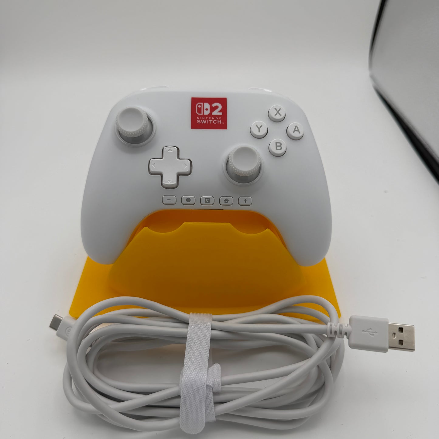 PowerA Advantage Lumectra Wired Gaming Controller for Switch 2 - White