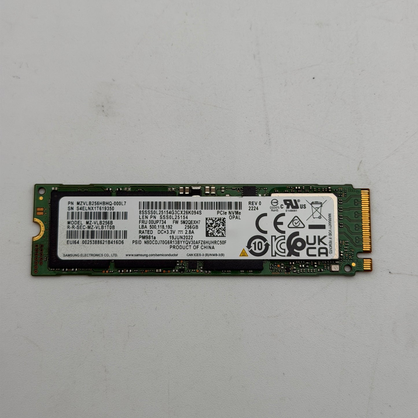Samsung MZ-VLB256B 256GB SSD