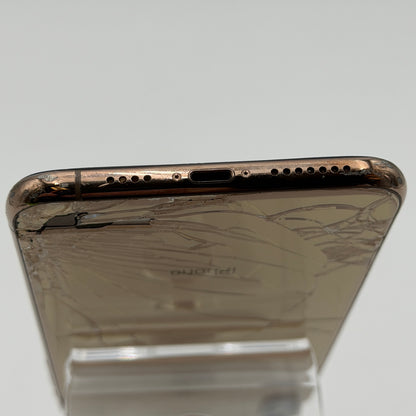 Apple iPhone XS Max 64GB Gold Unlocked Broken for Parts or repair