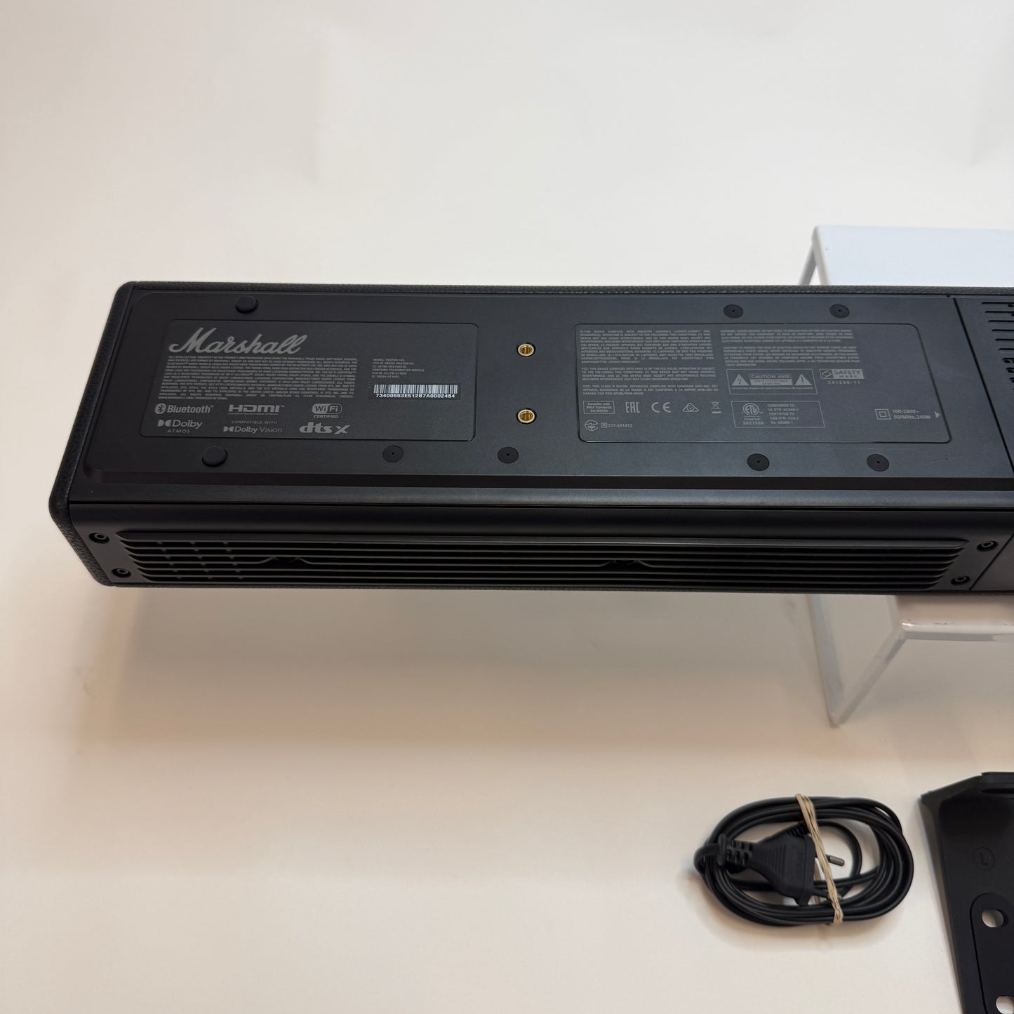 Marshall Heston 120 Soundbar with Dolby Atmos w/Wall Mounts