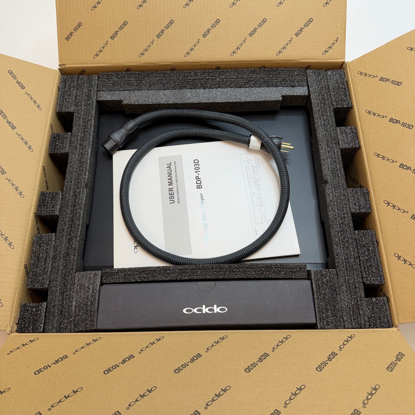 OPPO BDP-103D Blu-Ray Disc Player Black Used With Box