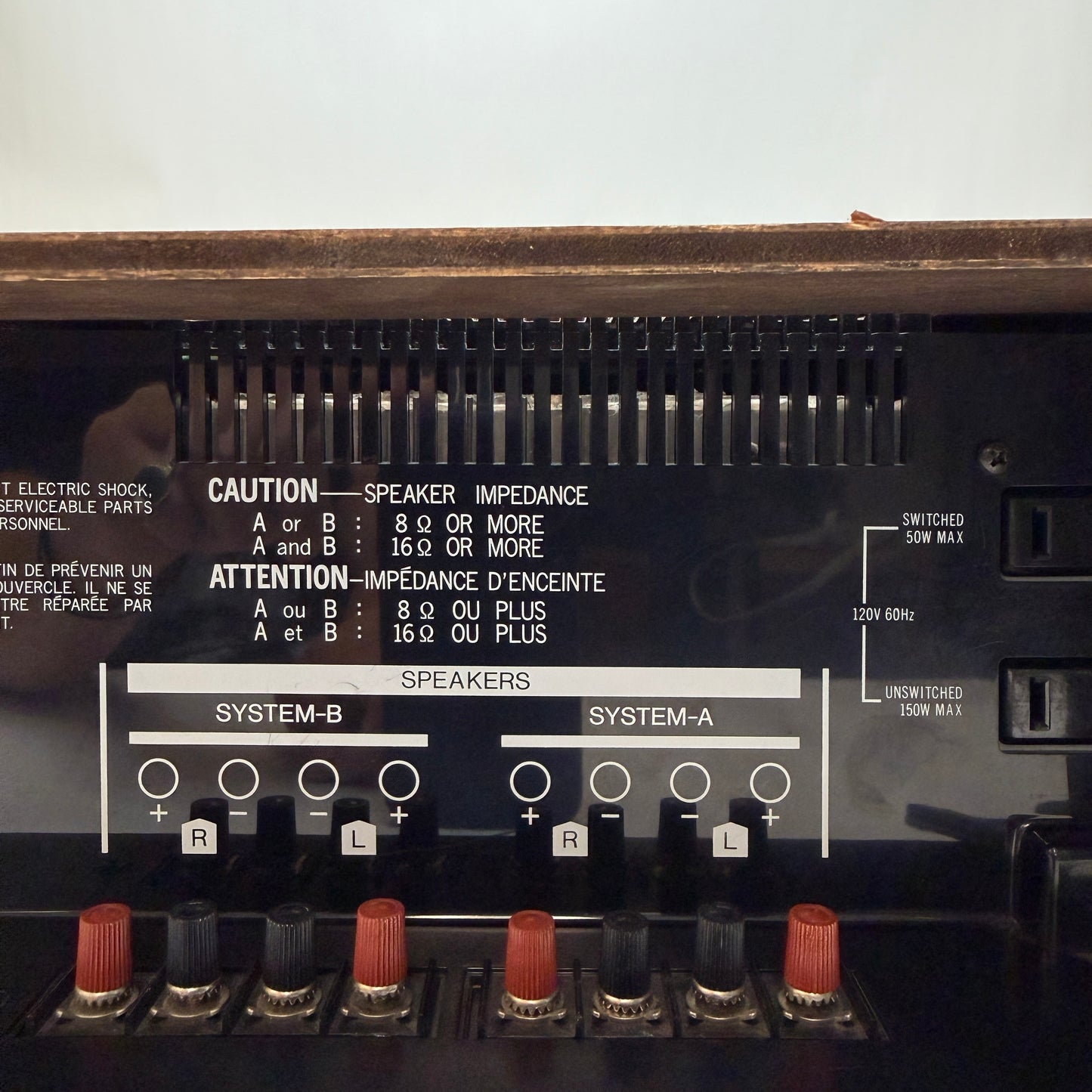 Sansui Vintage G-4700 AM/FM Pure Power DC Stereo Receiver Brown TESTED READ