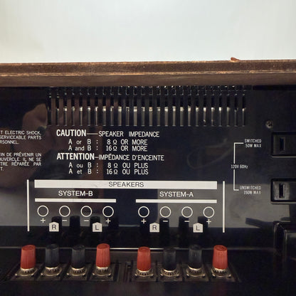 Sansui Vintage G-4700 AM/FM Pure Power DC Stereo Receiver Brown TESTED READ