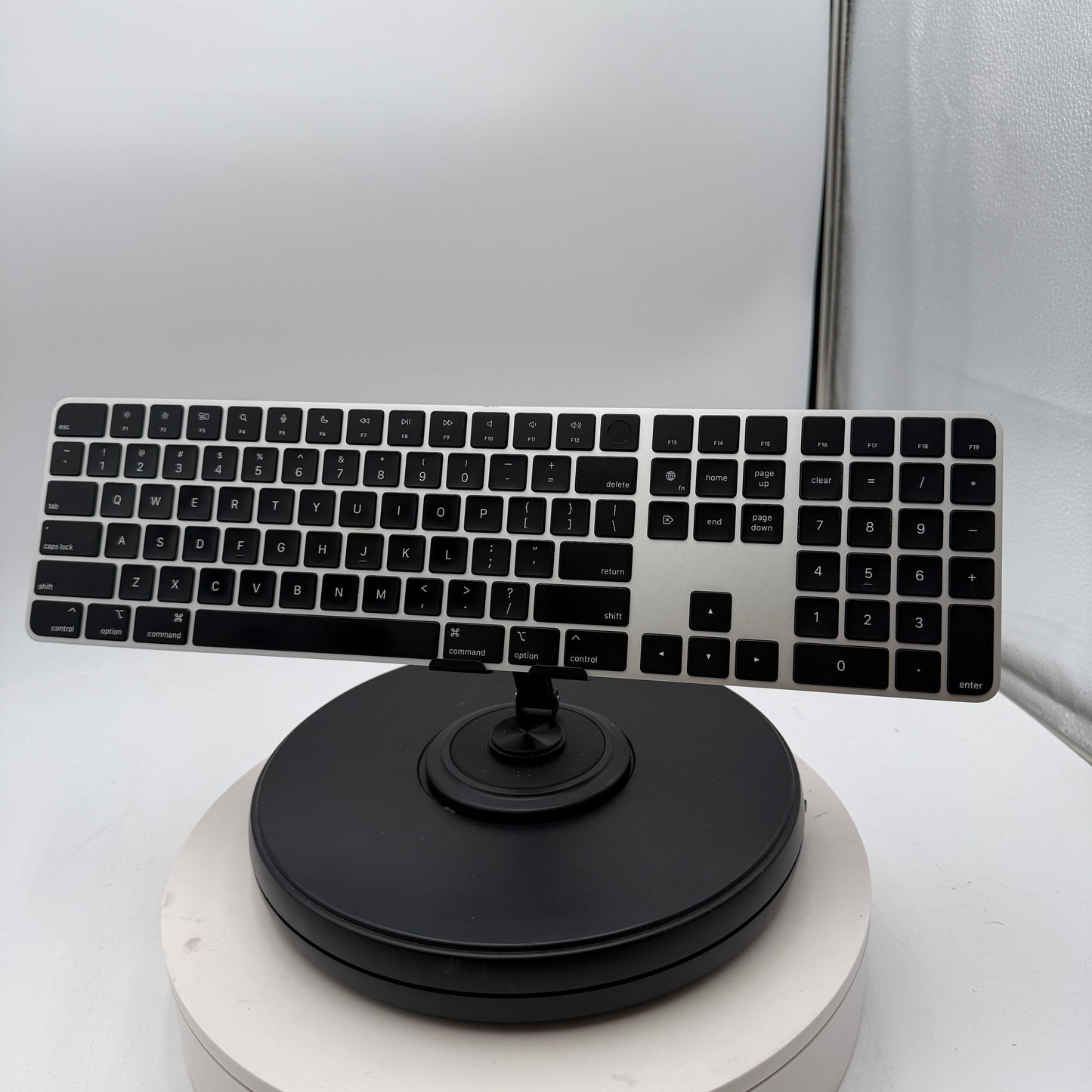 Apple Magic Keyboard with Touch ID & Numeric Keypad A2520 Black Keys Silver