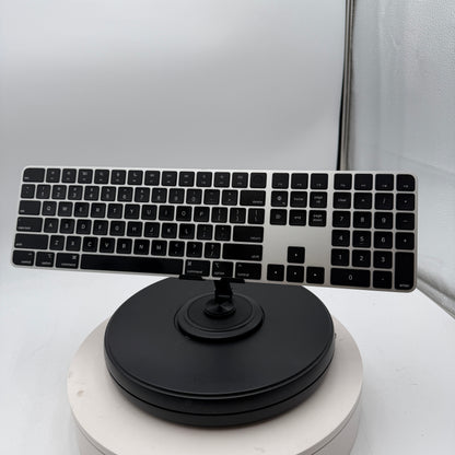Apple Magic Keyboard with Touch ID & Numeric Keypad A2520 Black Keys Silver