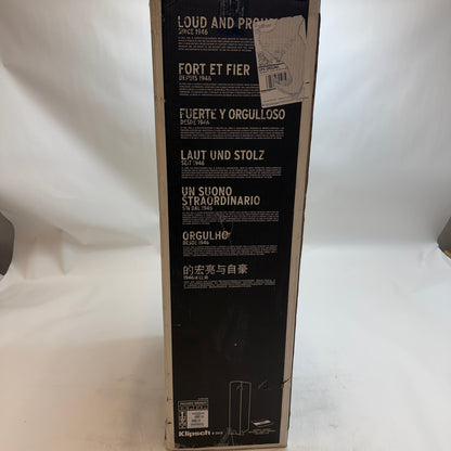 Klipsch R-26FA Floor Standing Speaker Black Used With Box READ