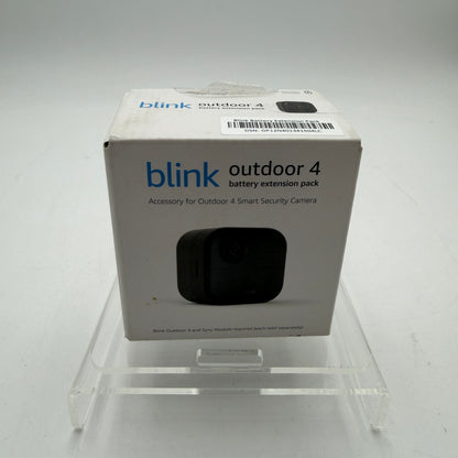 Blink Outdoor 4 Battery Extension Pack Black New Open Box