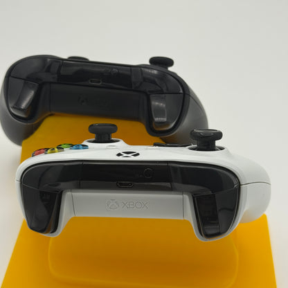 Lot of 2 Microsoft Xbox One Controllers Black Used Stick Drift